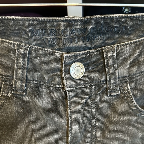 American Eagle Outfitters gray corduroy pants size 2 - Picture 2 of 3